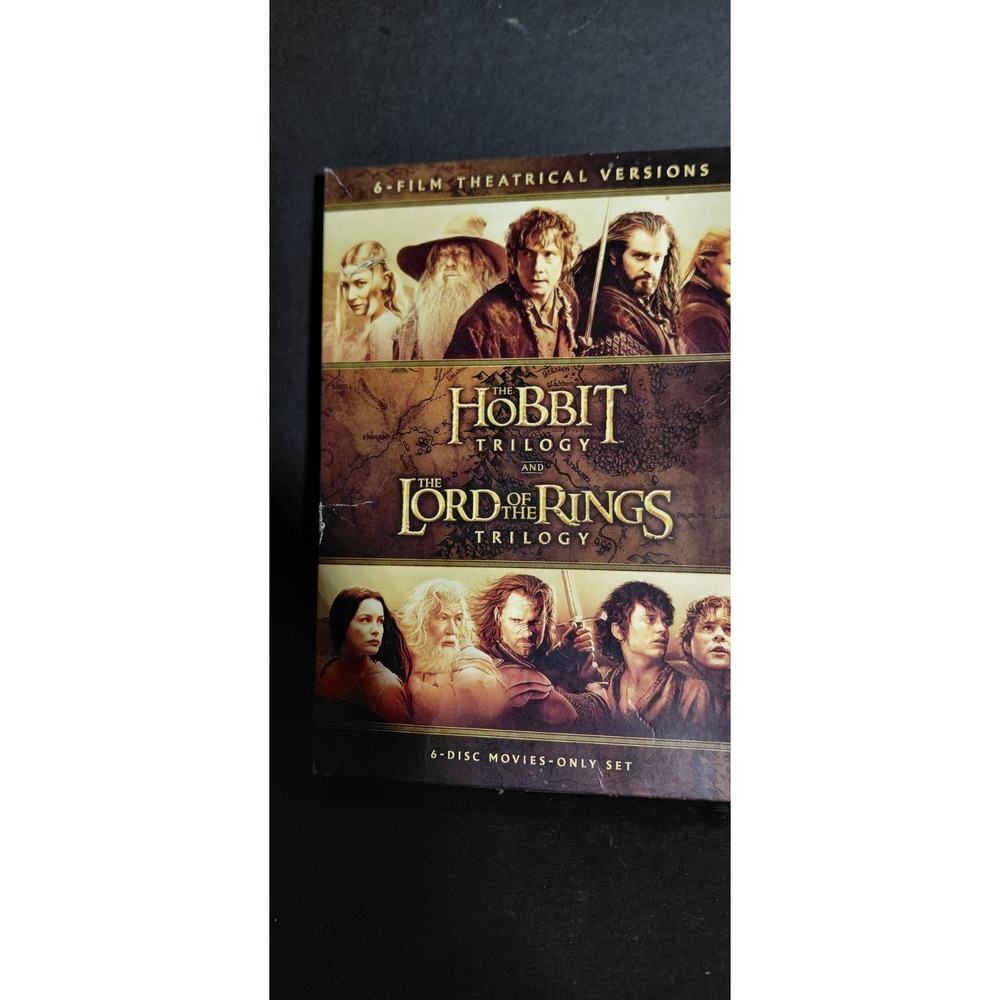 The Hobbit & The Lord of the Rings 6-film box set Trilogies Collection Movie Dvd